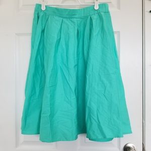 Seafoam 50s Style Skirt